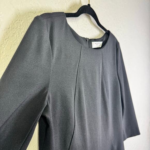 MM. LaFleur Dress 12 Etsuko Sheath Tailored Fit Hidden Zipper Small Sleeve Slit - Picture 8 of 16